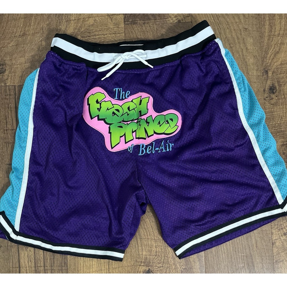 Fresh Prince By Headgear Classics Purple Shorts Mens Size  Medium Shorts